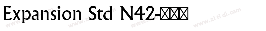 Expansion Std N42字体转换